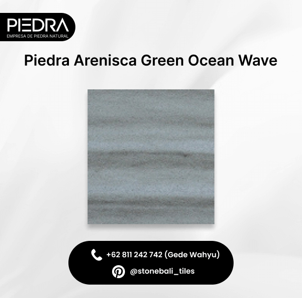 piedra arenisca green ocean wave