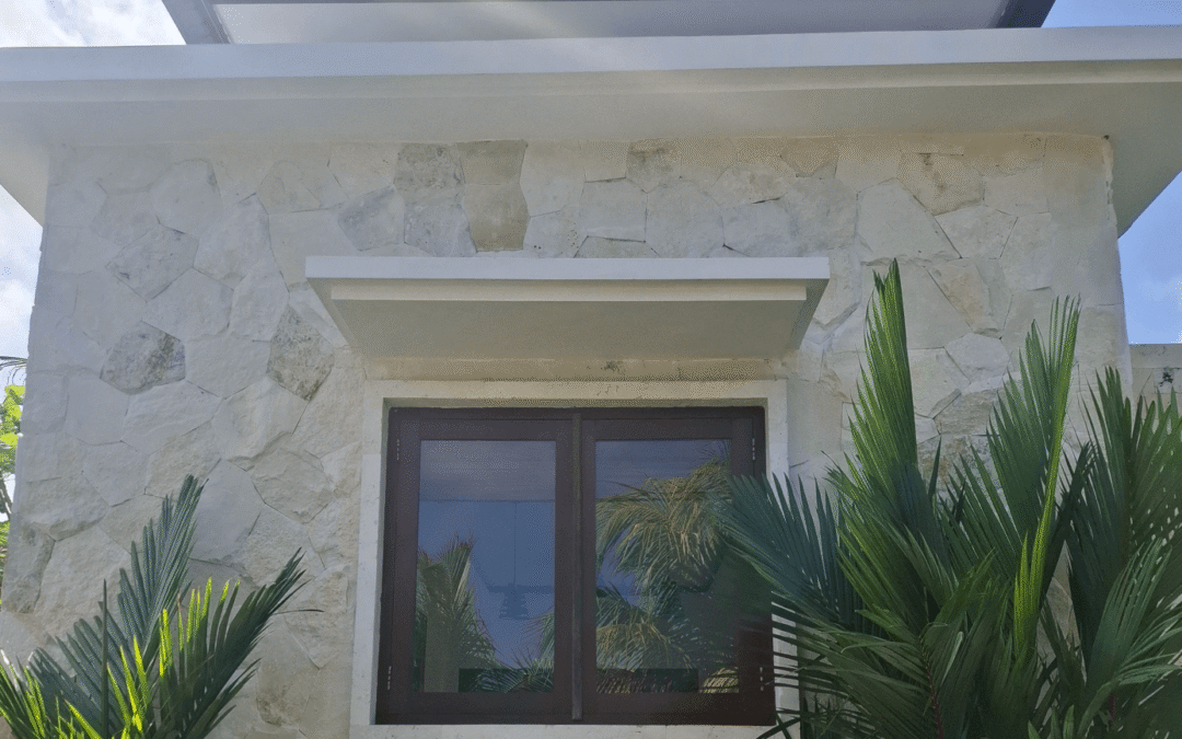 Muros de piedra para exteriors